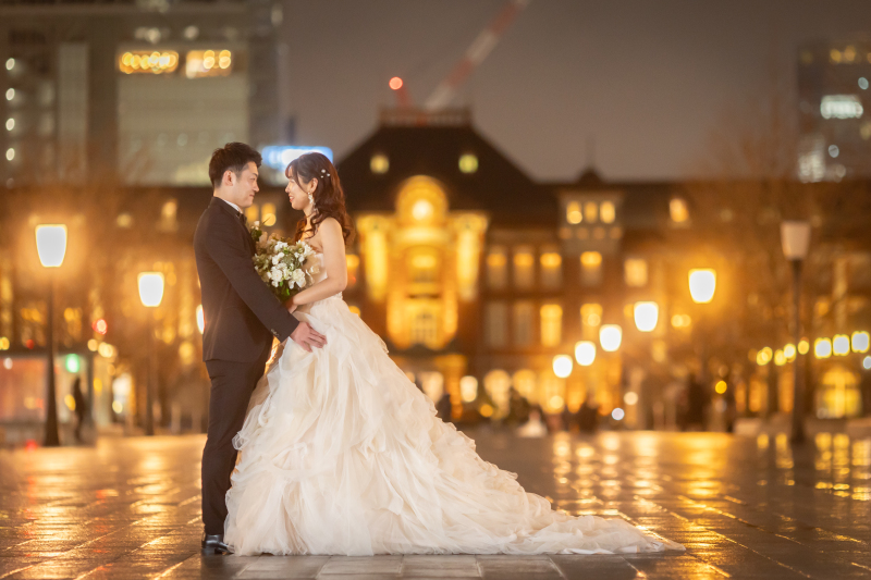 オレンジ色に輝く街で♡