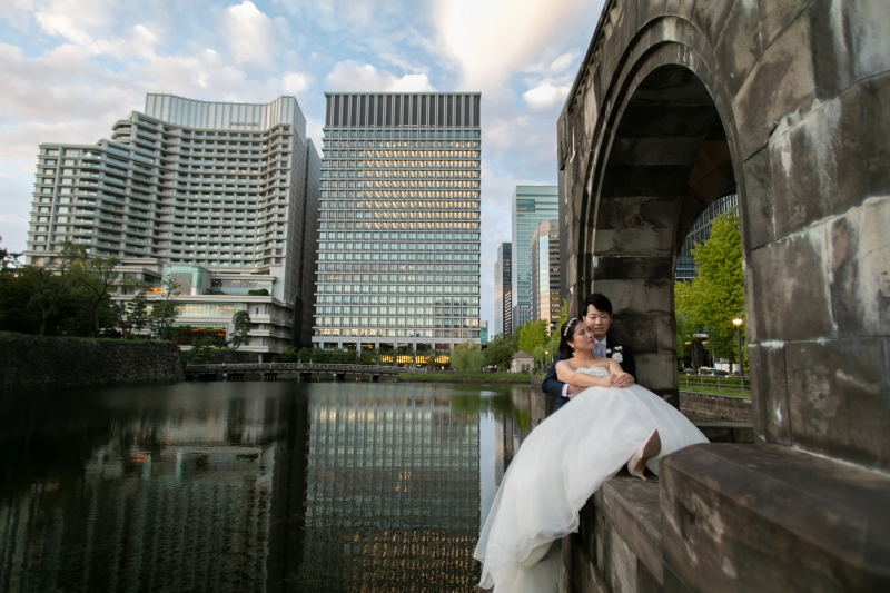 和田倉門にて撮影♪