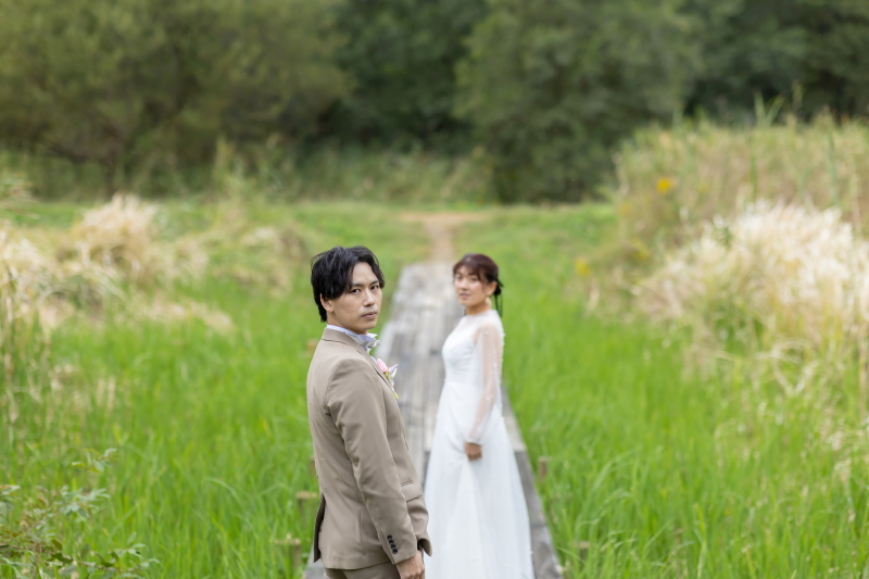 公園で自然体フォト♪