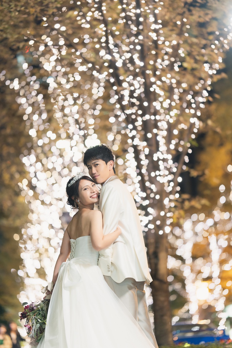 キラキラの背景で♡