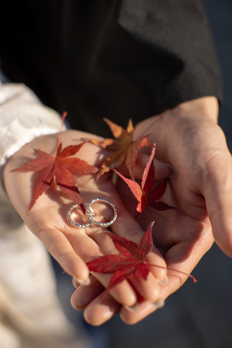 紅葉と指輪と♪