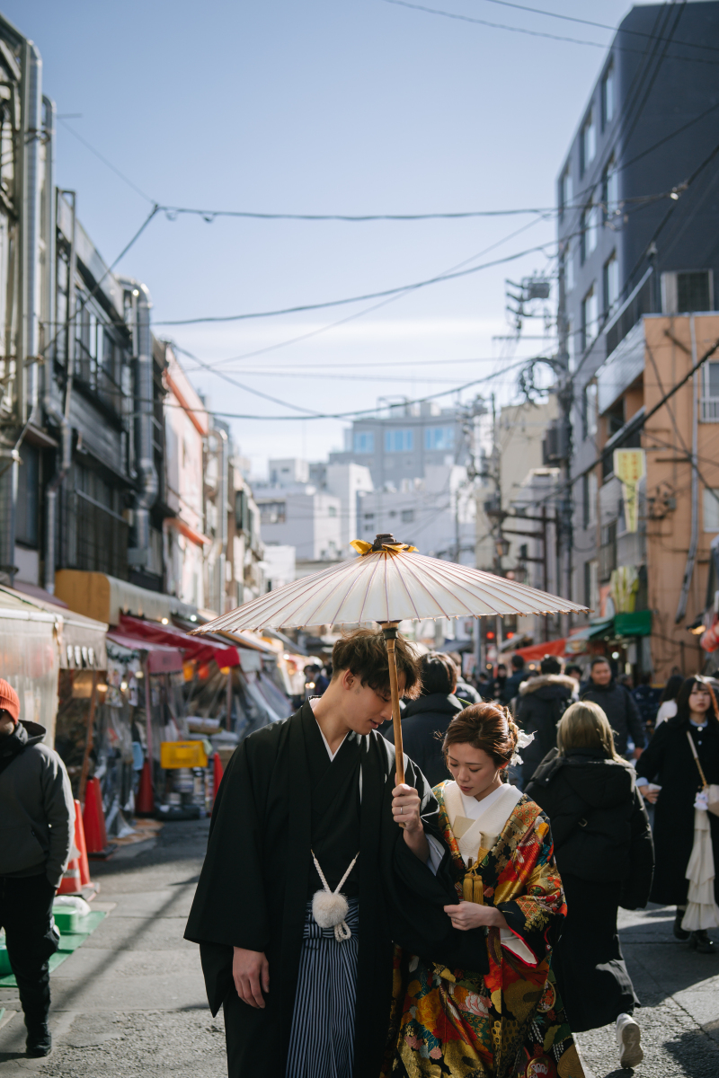 番傘を使ったり！