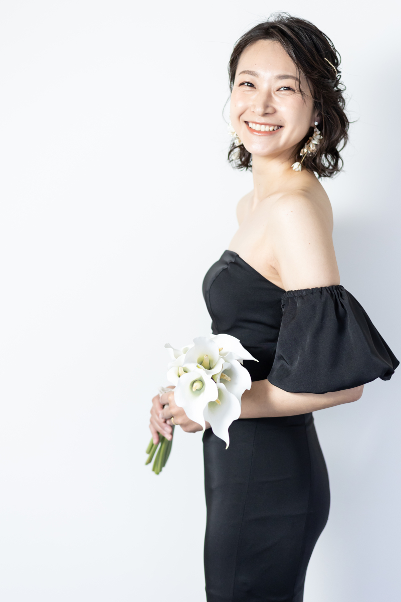 ブラックドレスがお似合い♡