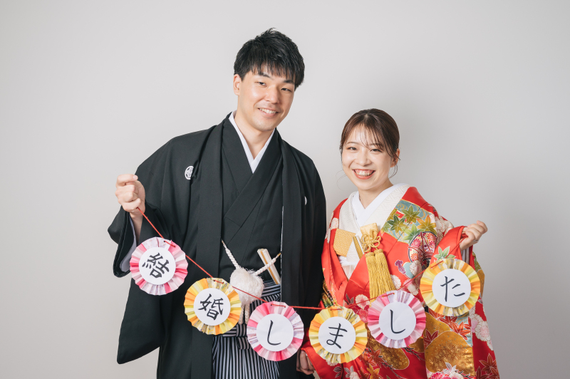 お持込みのガーランドと♡