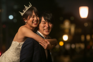 洋装　ロケーションフォト