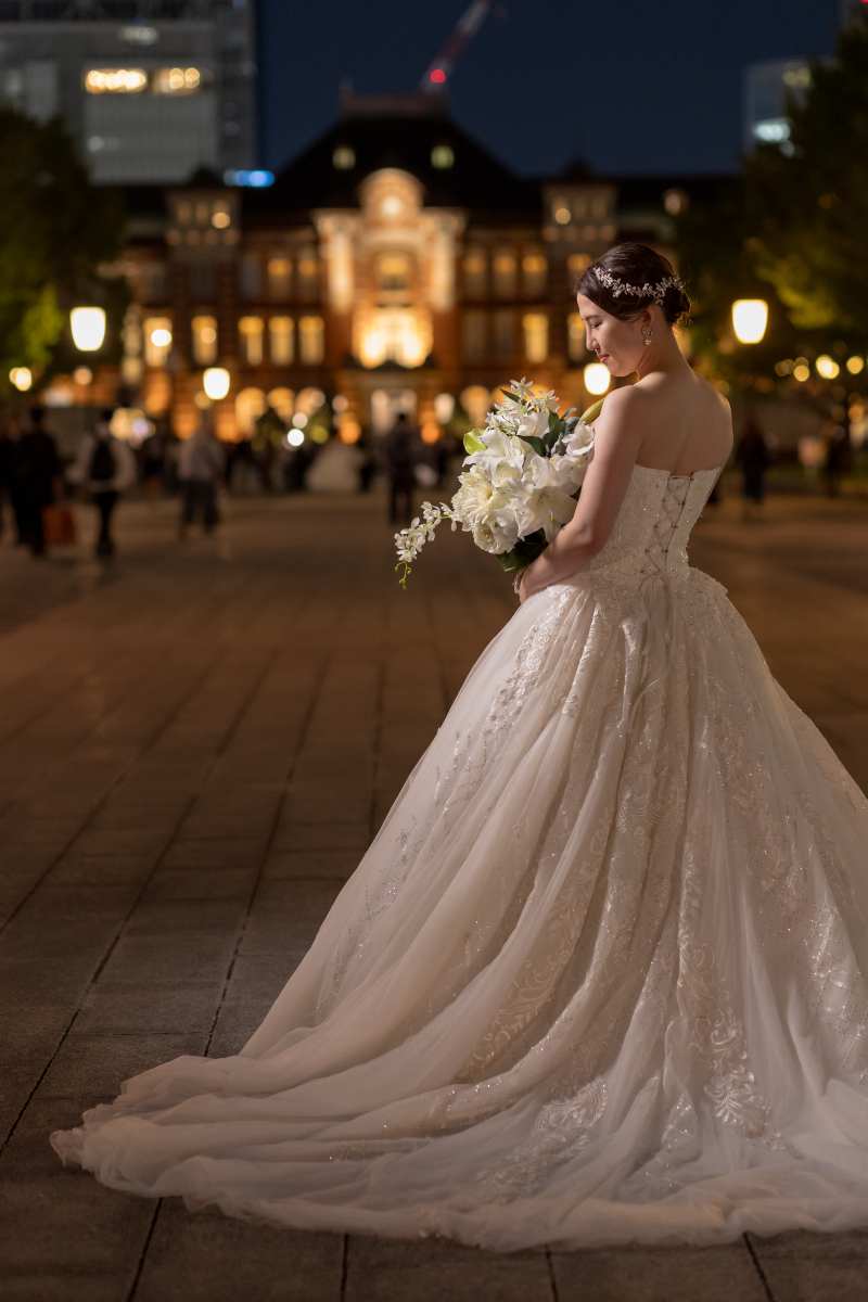 東京駅新婦さんショット！