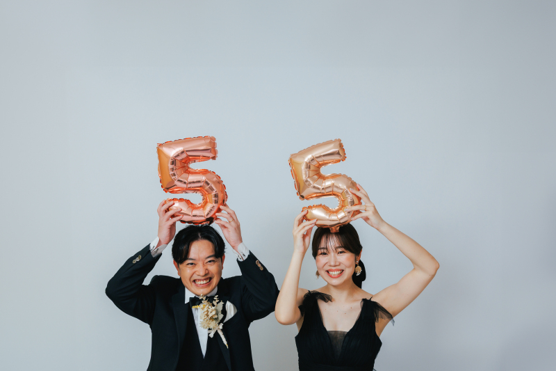 バルーンと笑顔弾けるキャッチーな撮影♪