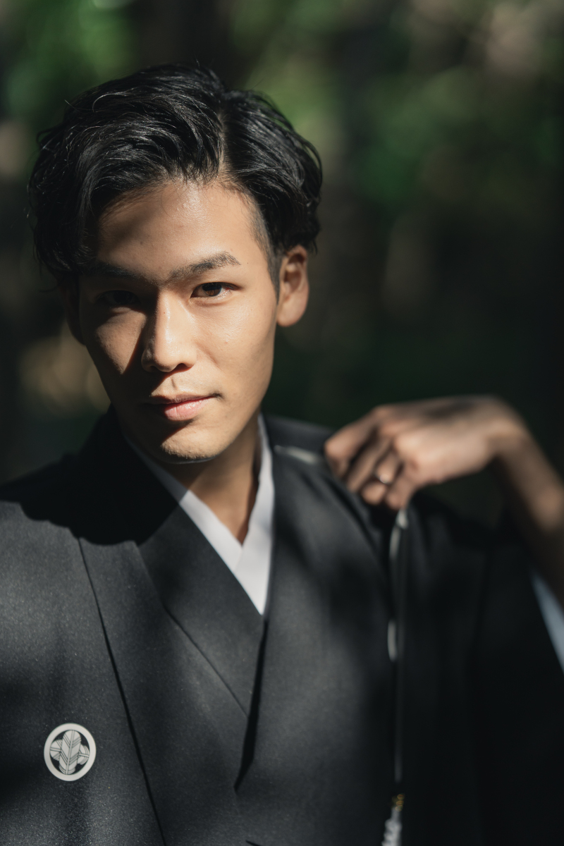 クールなご新郎ソロショット