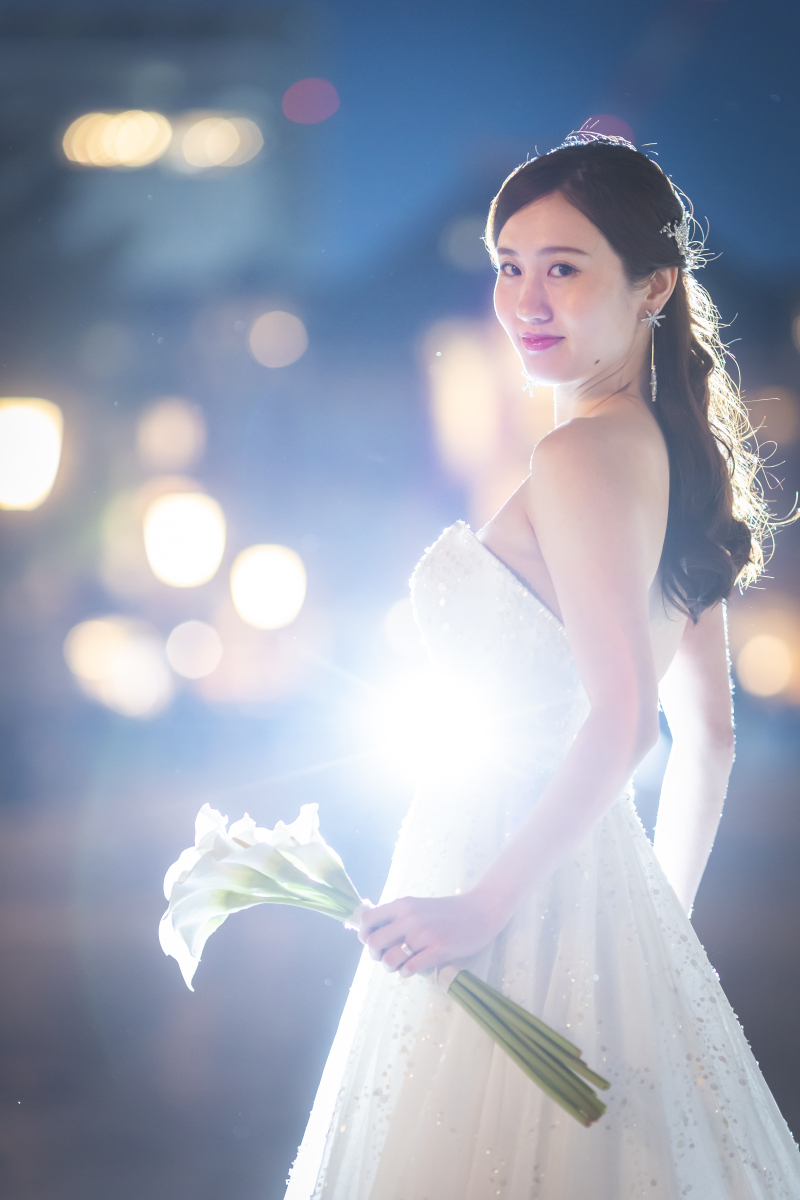 光の中のご新婦…♡