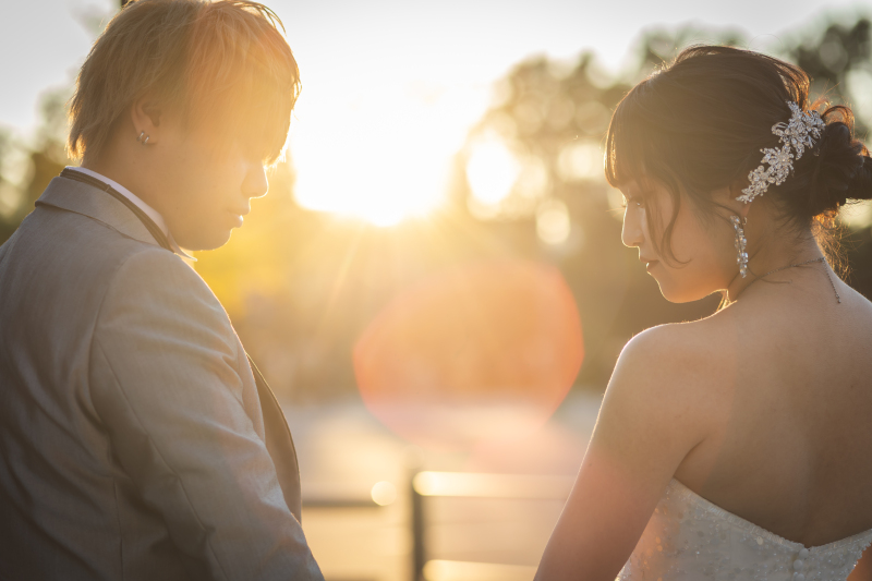 ウエディングドレスに衣装チェンジ♪