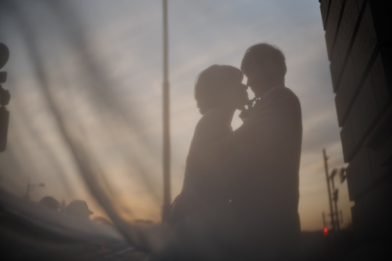 ロマンティックなベールショット