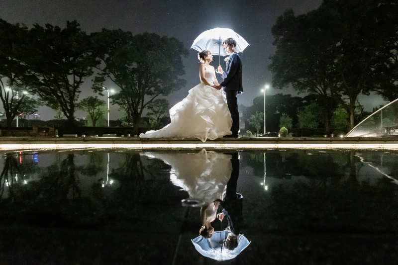 相合傘がロマンティックでした☂