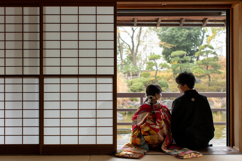 和室からの景色