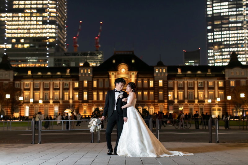 やっぱりここで!東京駅前フォト