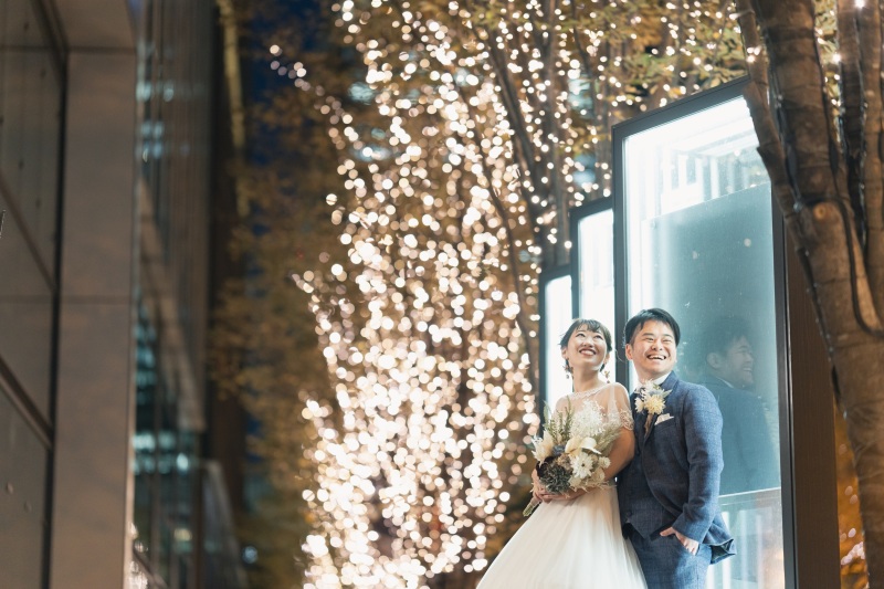 イルミネーションの季節ならでは♡