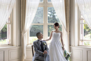 旧古河邸でのクラシックフォト