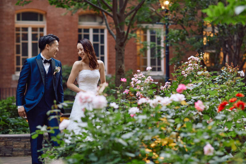 薔薇と共に…♪