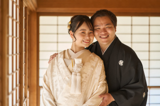 日本庭園ロケと、その中の和室で