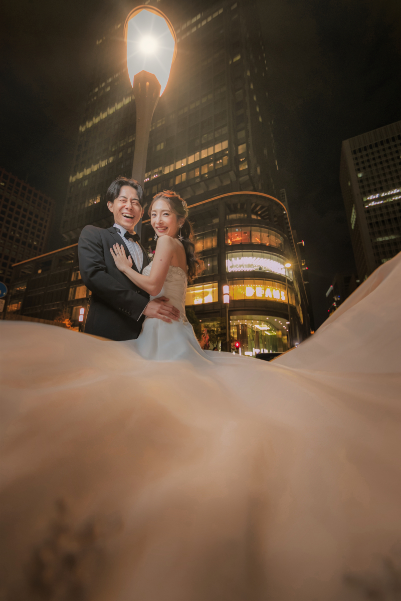 印象的なドレスショット