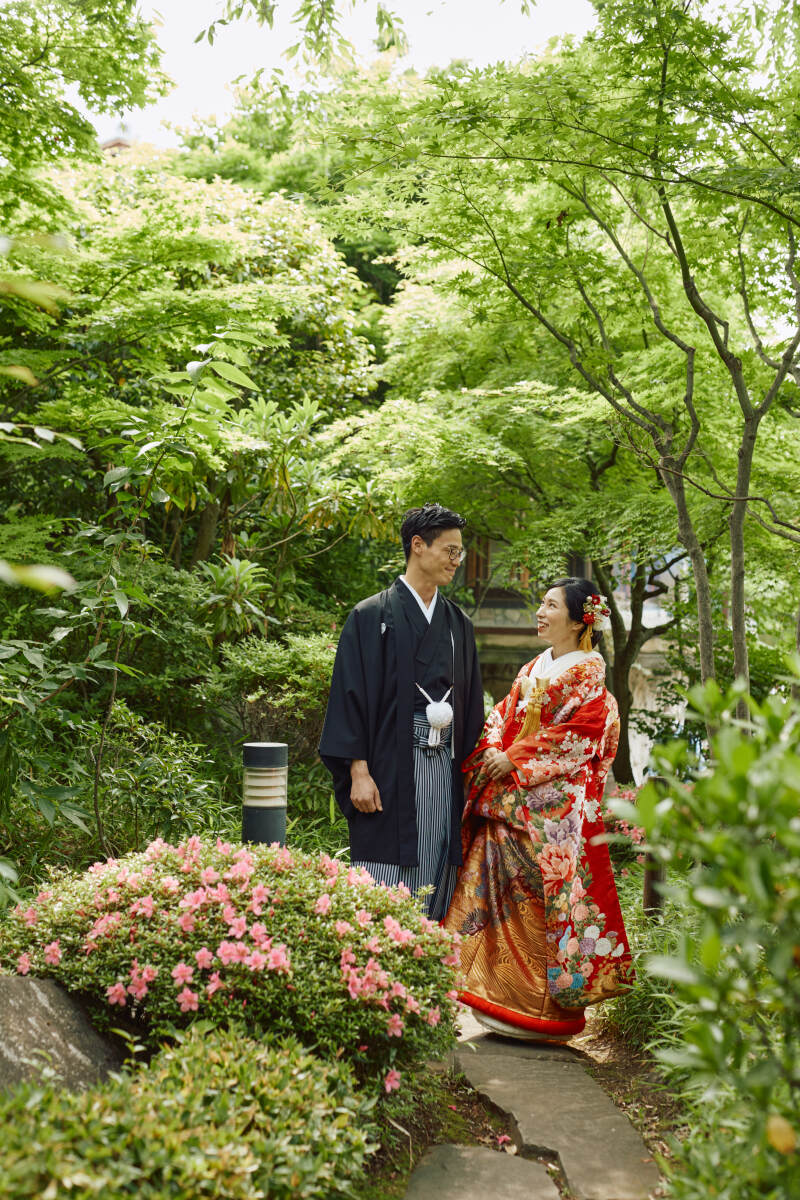 目白庭園へ。つつじが可愛い♪