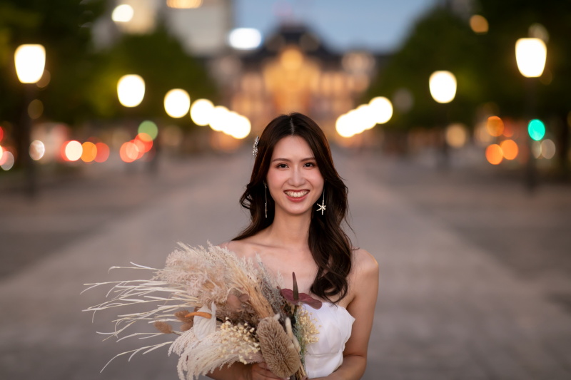 フェミニンなソロショット♪