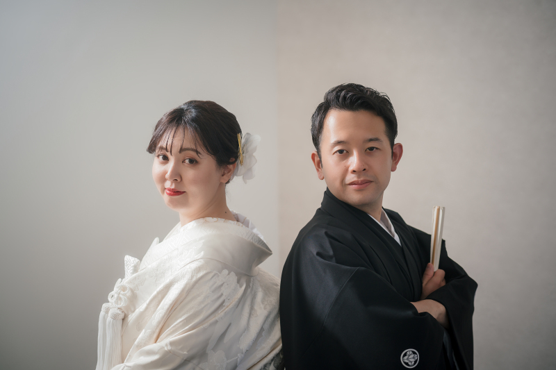 スタジオで撮影