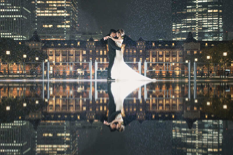 雨粒入りのリフレクション