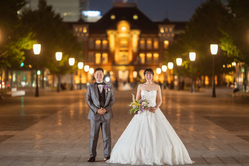 シンプルな構図でも映える駅