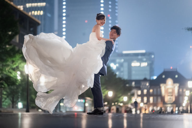 ふんわりドレスのハグショット♪