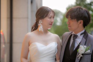 お二人らしい自然体の和装スタジオ＆洋装ロケーション撮影