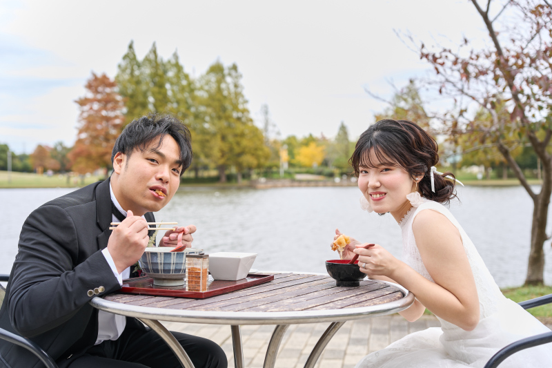 公園のお食事処で