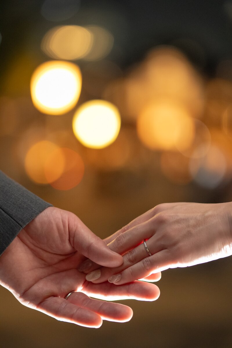 手繋ぎショット♪