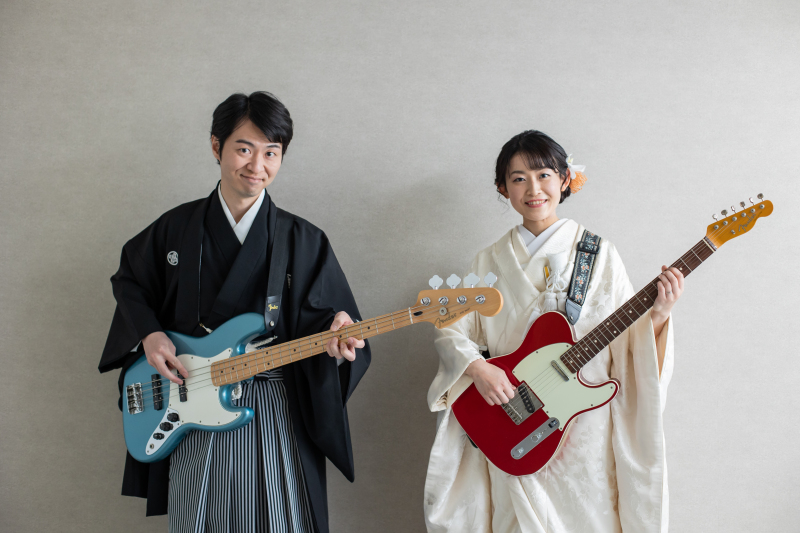 和装×ギターのギャップある一枚