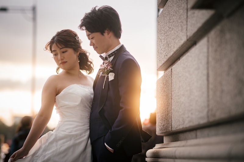 夕映えに包まれて