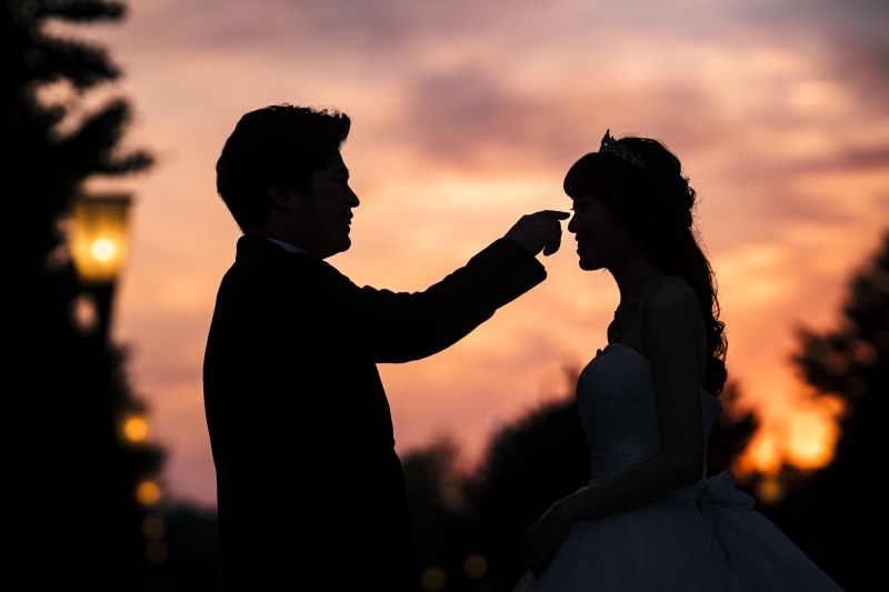 キラキラとした和装洋装撮影