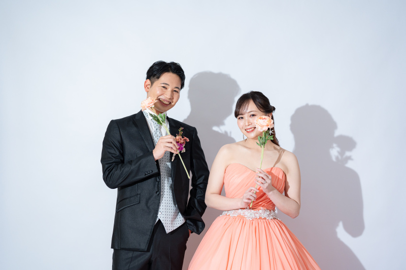 ピンクのドレスにチェンジ!