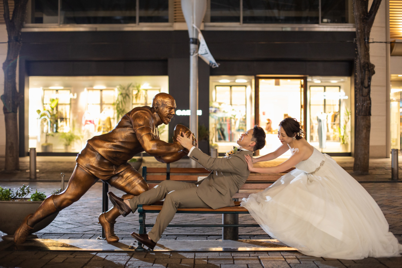 ノリノリでポージングしてくれたお二人♪