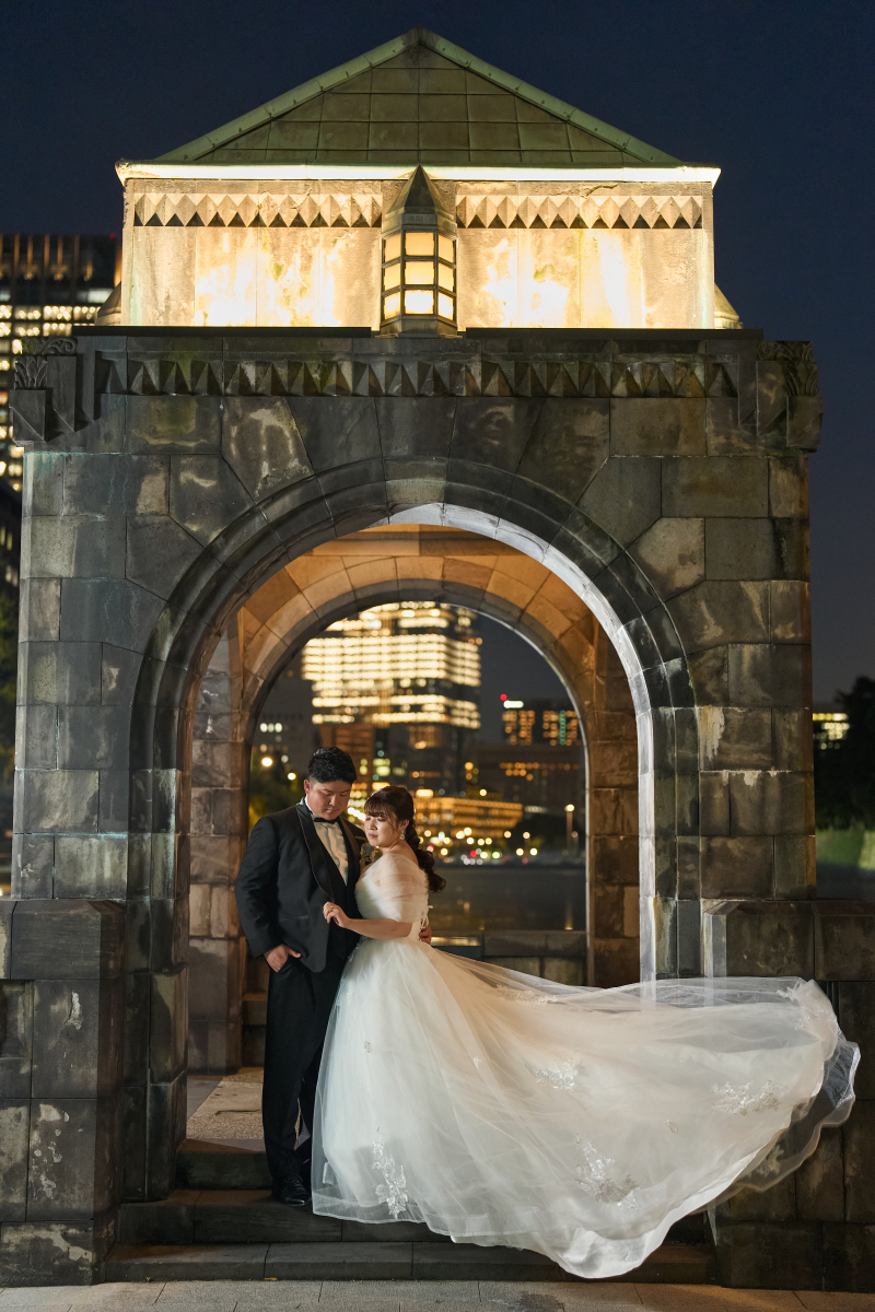 和田倉門でのロマンチックショット