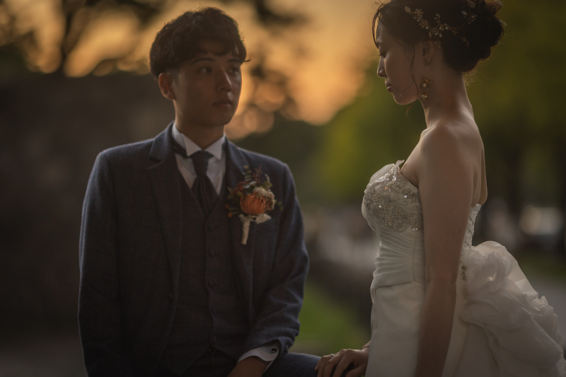 柔らかな夕暮れ