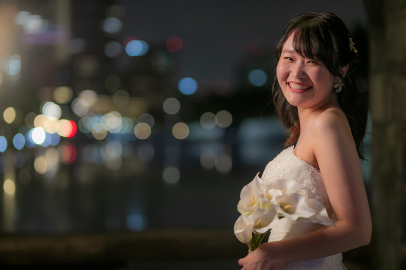 笑顔がステキな新婦さん