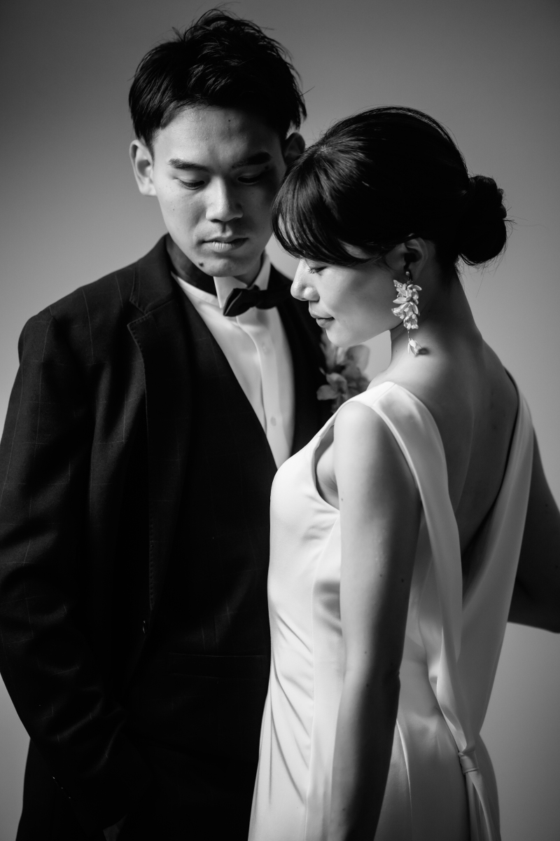 スタジオにて撮影