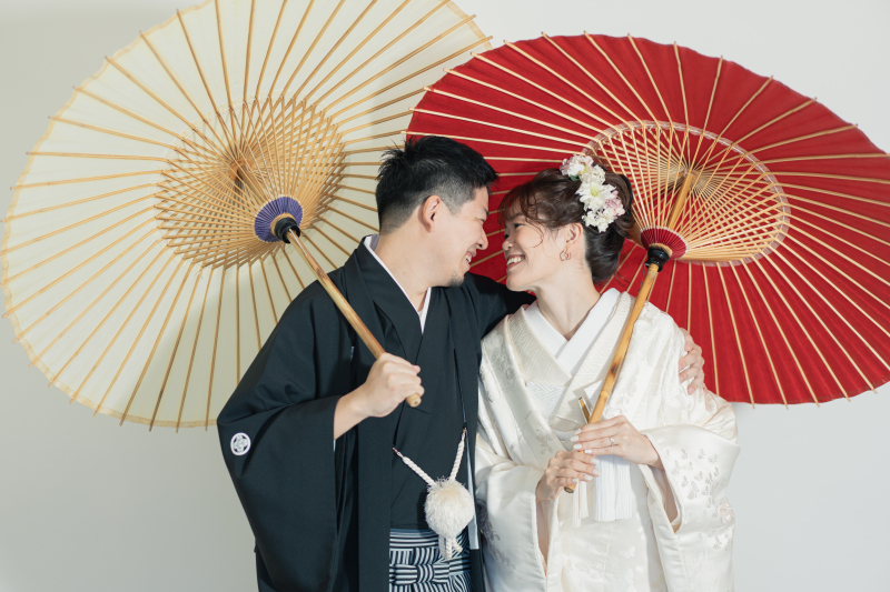 和装のスタジオ撮影でいいとこどり♪