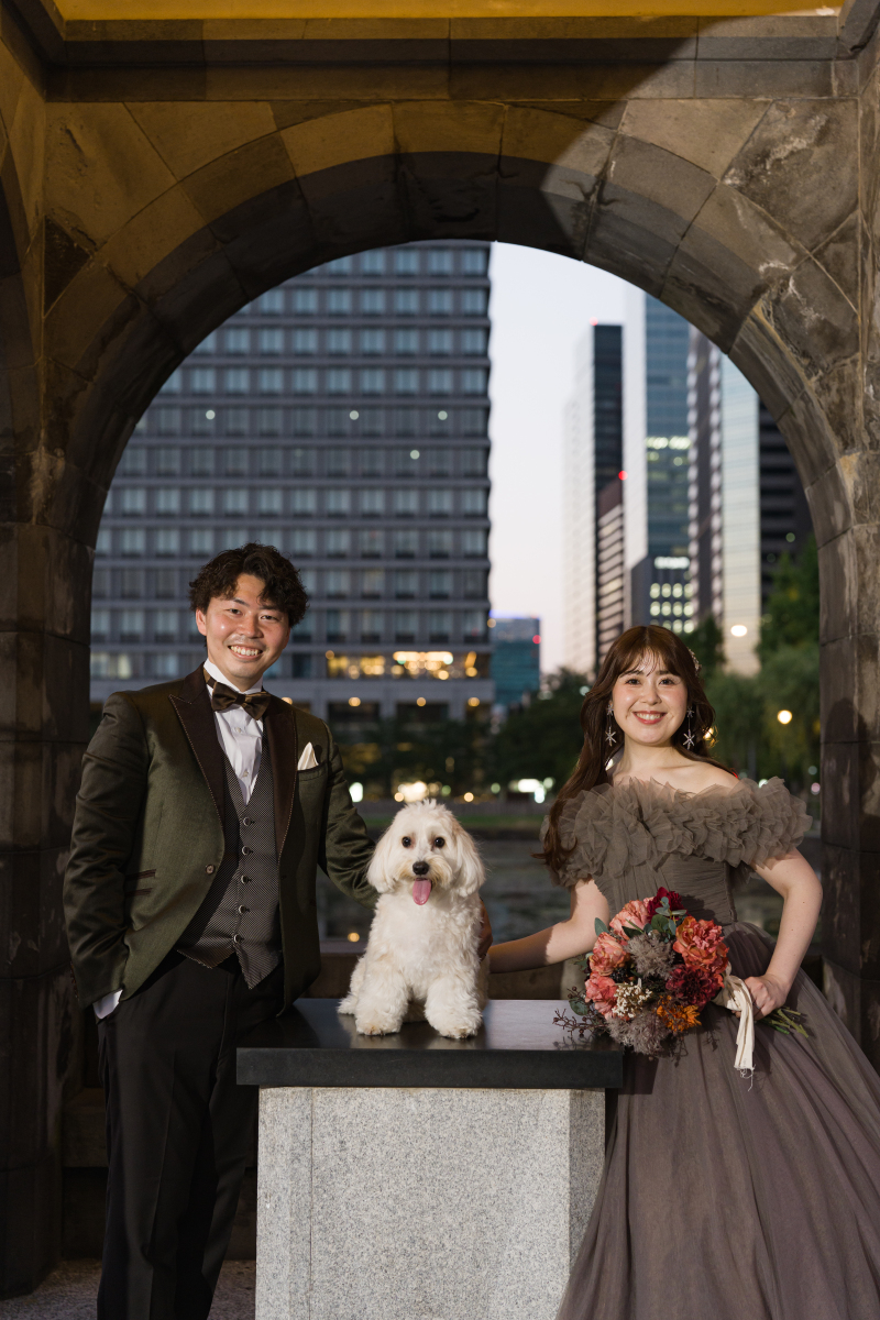 和田倉門でも3ショット♪
