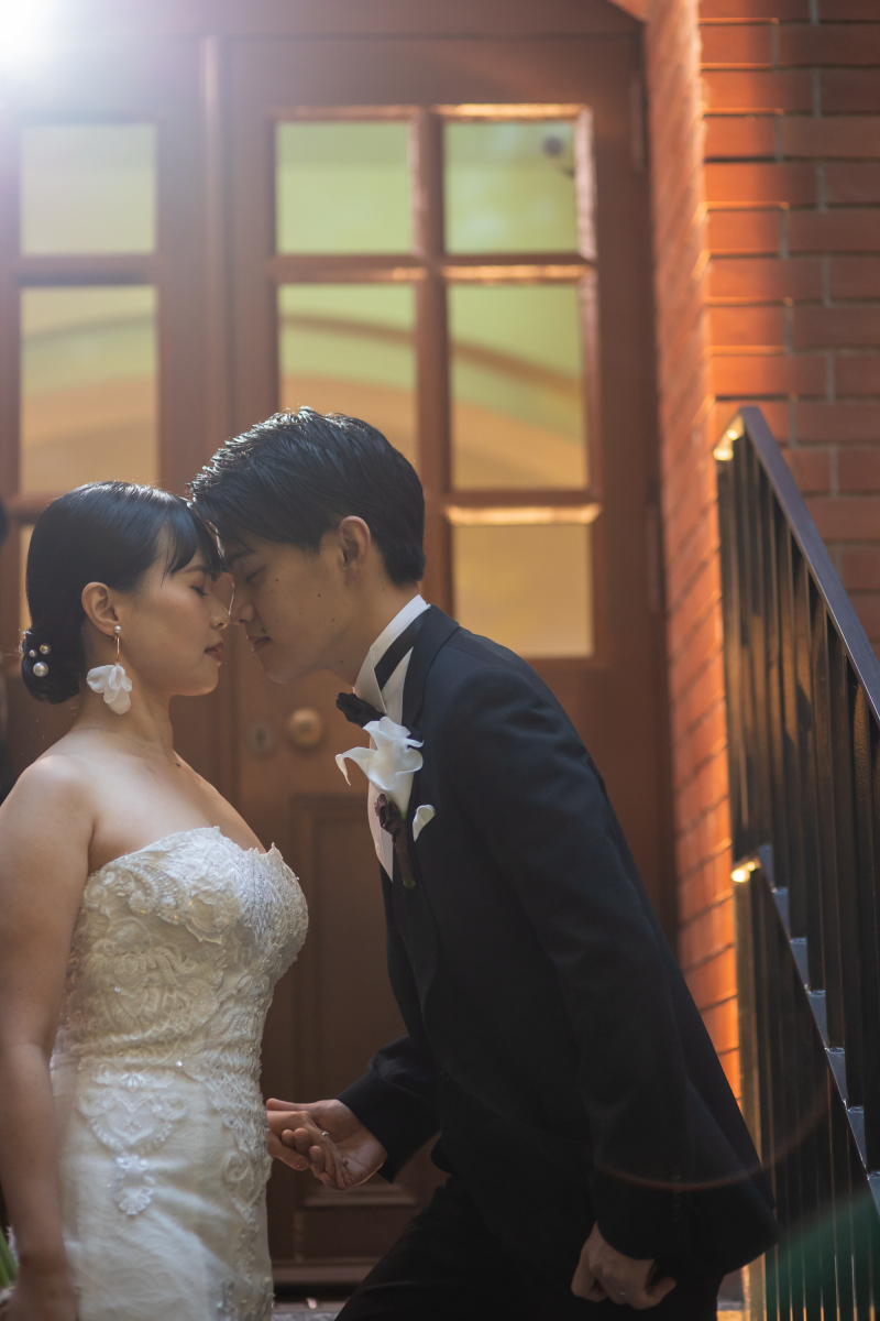 逆光を入れて思い切りロマンチックに