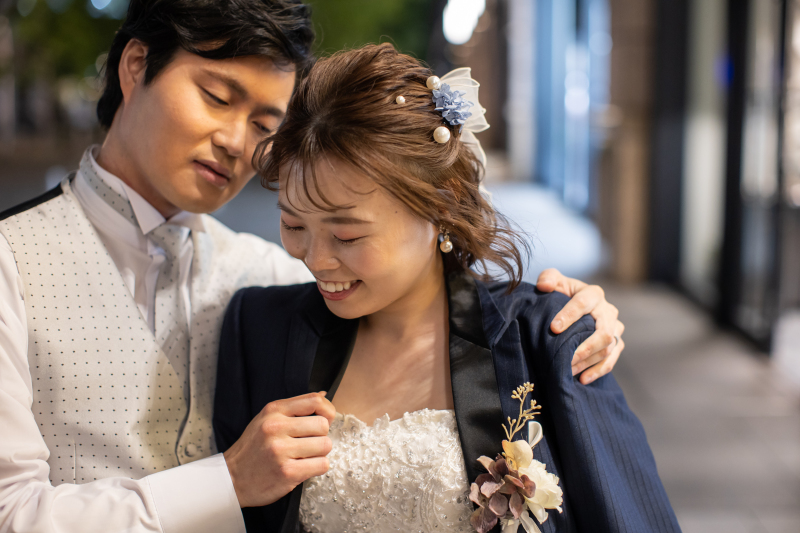 仲通りでジャケットショット♡