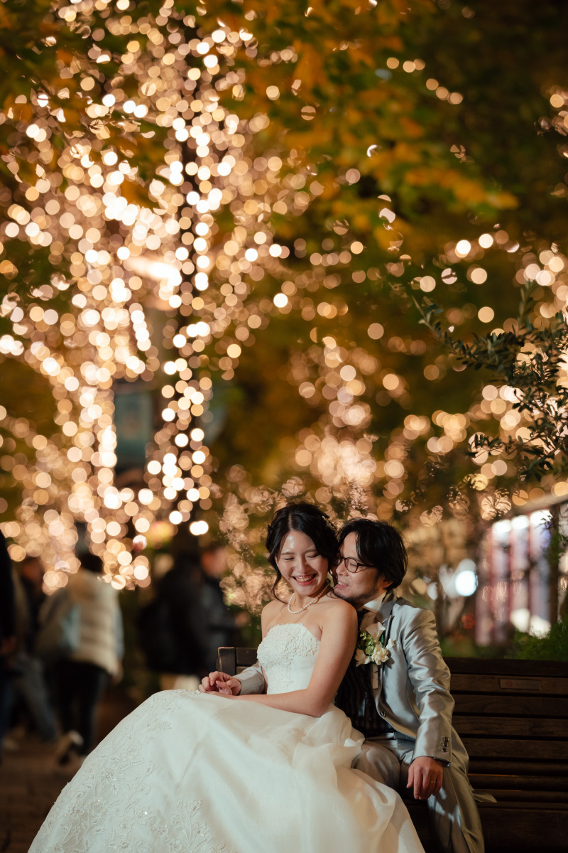 仲通りのイルミネーションへ