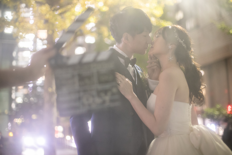 カチンコで撮影スタート