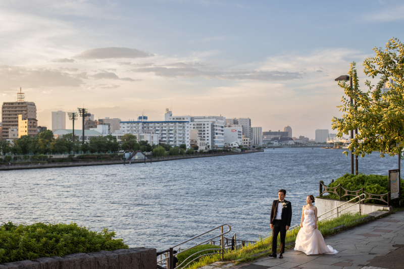 隅田川沿いを歩いて