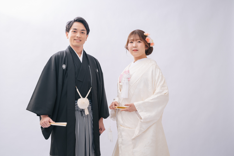 和装でスタジオフォト♡