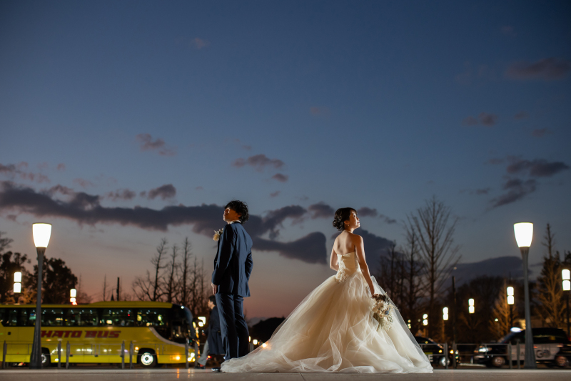 トワイライトの美しい空